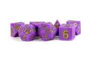 Fanroll: 16mm Sharp Edge Silicone Rubber Poly Dice Set: Regal Ricochet