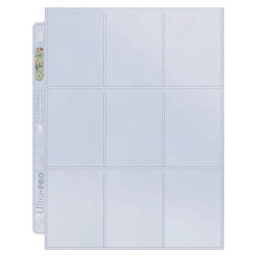 Ultra Pro: UP81419 1-Pocket Platinum Page with 8-1/2" X 11" Pocket