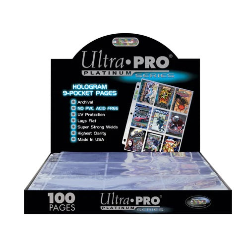 Ultra Pro: UP81419 1-Pocket Platinum Page with 8-1/2" X 11" Pocket