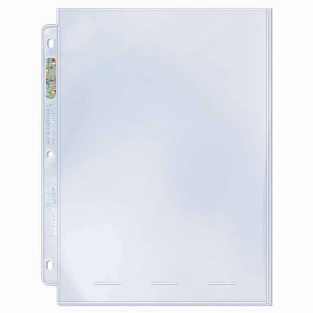 Ultra Pro: UP81415 1-Pocket Platinum Page with 8" X 10" Pocket