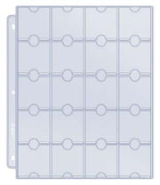 Ultra Pro: UP81702 20-Pocket Platinum Page for Coins and Tokens