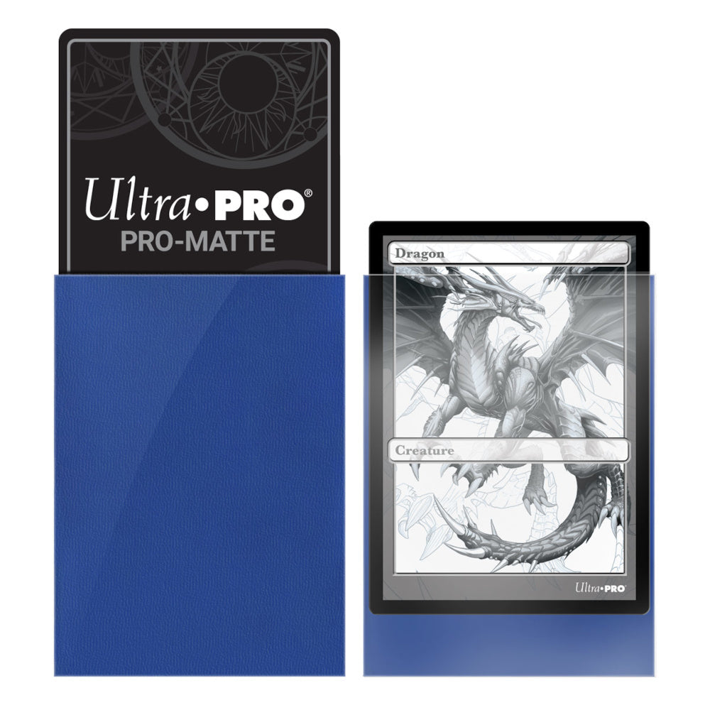 Ultra Pro: UP82653 PRO-Matte 50ct Standard Deck Protector sleeves: Blue