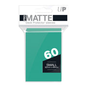 Ultra Pro: UP84152 PRO-Matte 60ct Small Deck Protector sleeves: Aqua