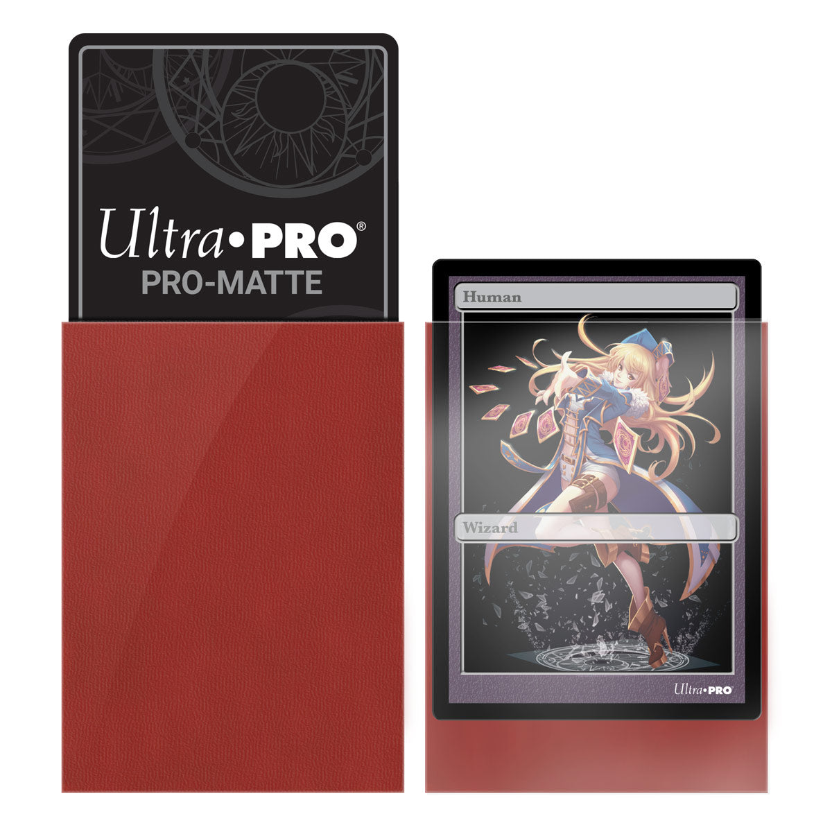 Ultra Pro: UP84263 PRO-Matte 60ct Small Deck Protector sleeves: Red