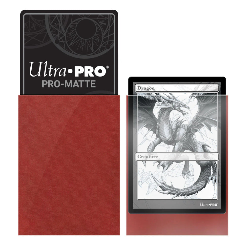 Ultra Pro: UP82650 PRO-Matte 50ct Standard Deck Protector sleeves: Red