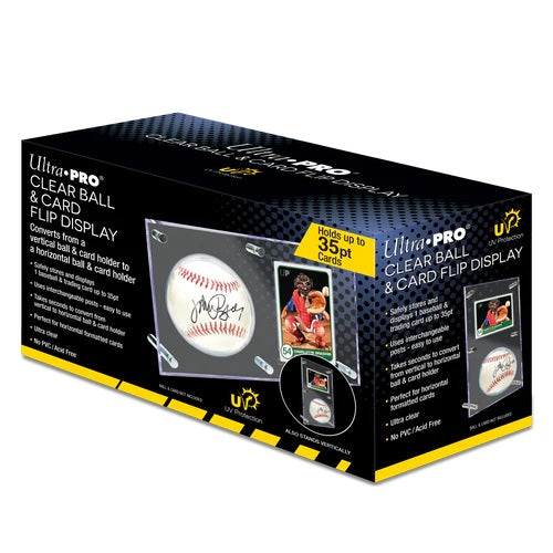 Ultra Pro: UP85445 Clear Ball & Card Flip Display 35pt