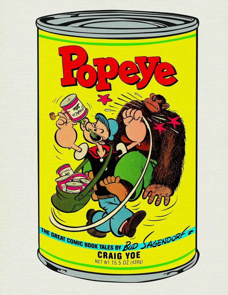 Popeye The Great Comic Book Tales By Bud Sagendorf (Paperback)