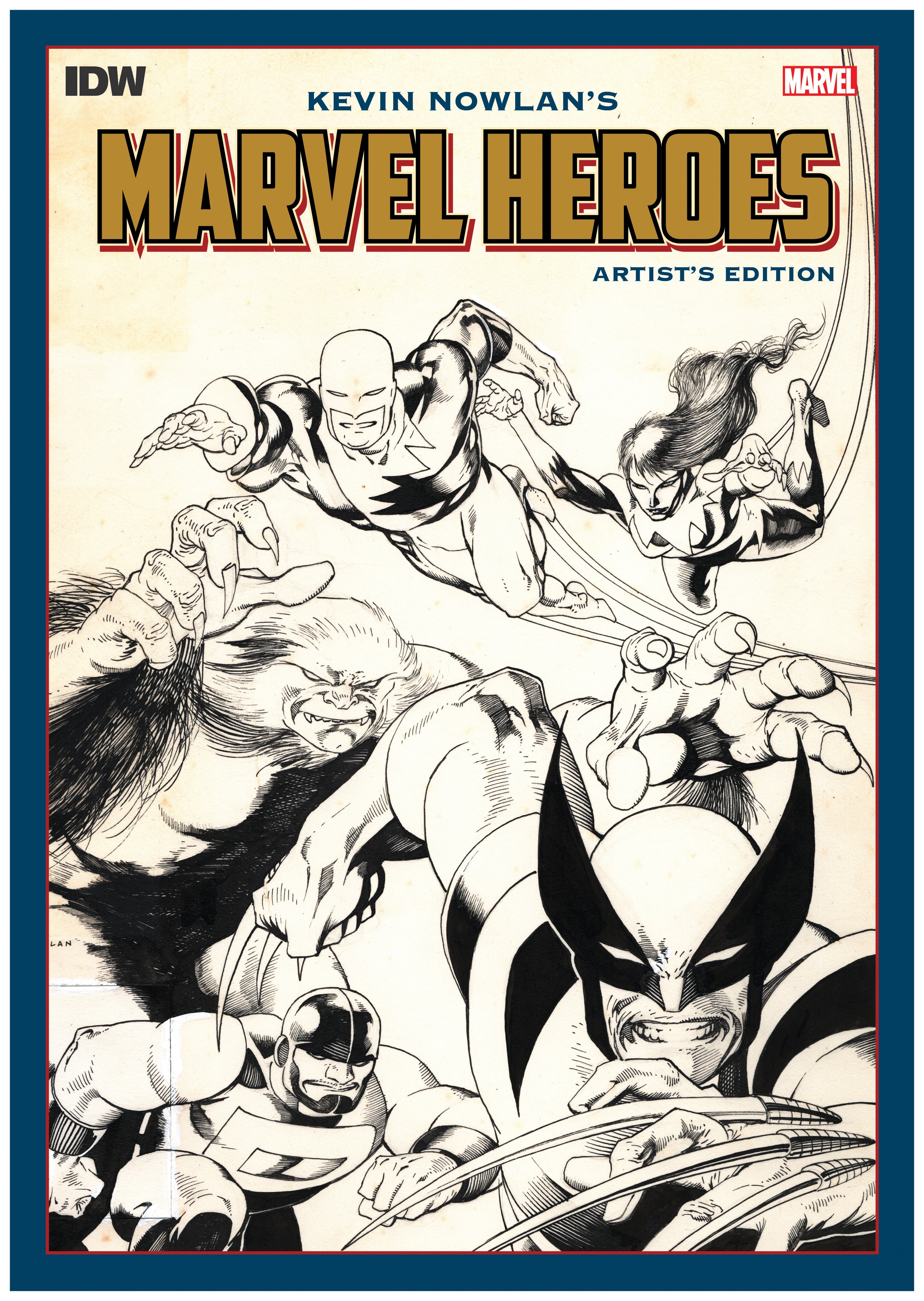 Kevin Nowlan's Marvel Heroes Artist's Edition (Hardback)