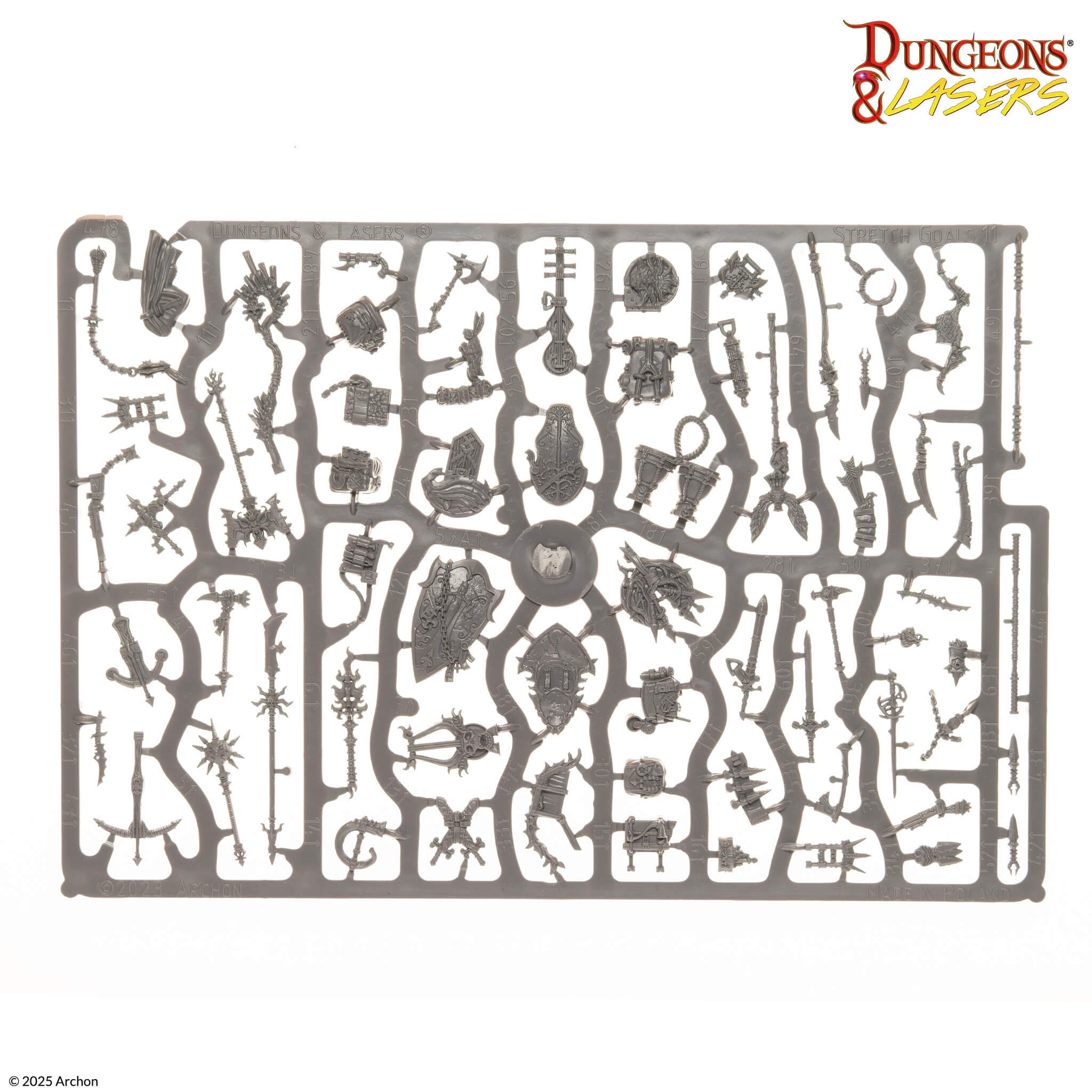 Dungeons & Lasers: Miniatures - Adventurer's Gear Set