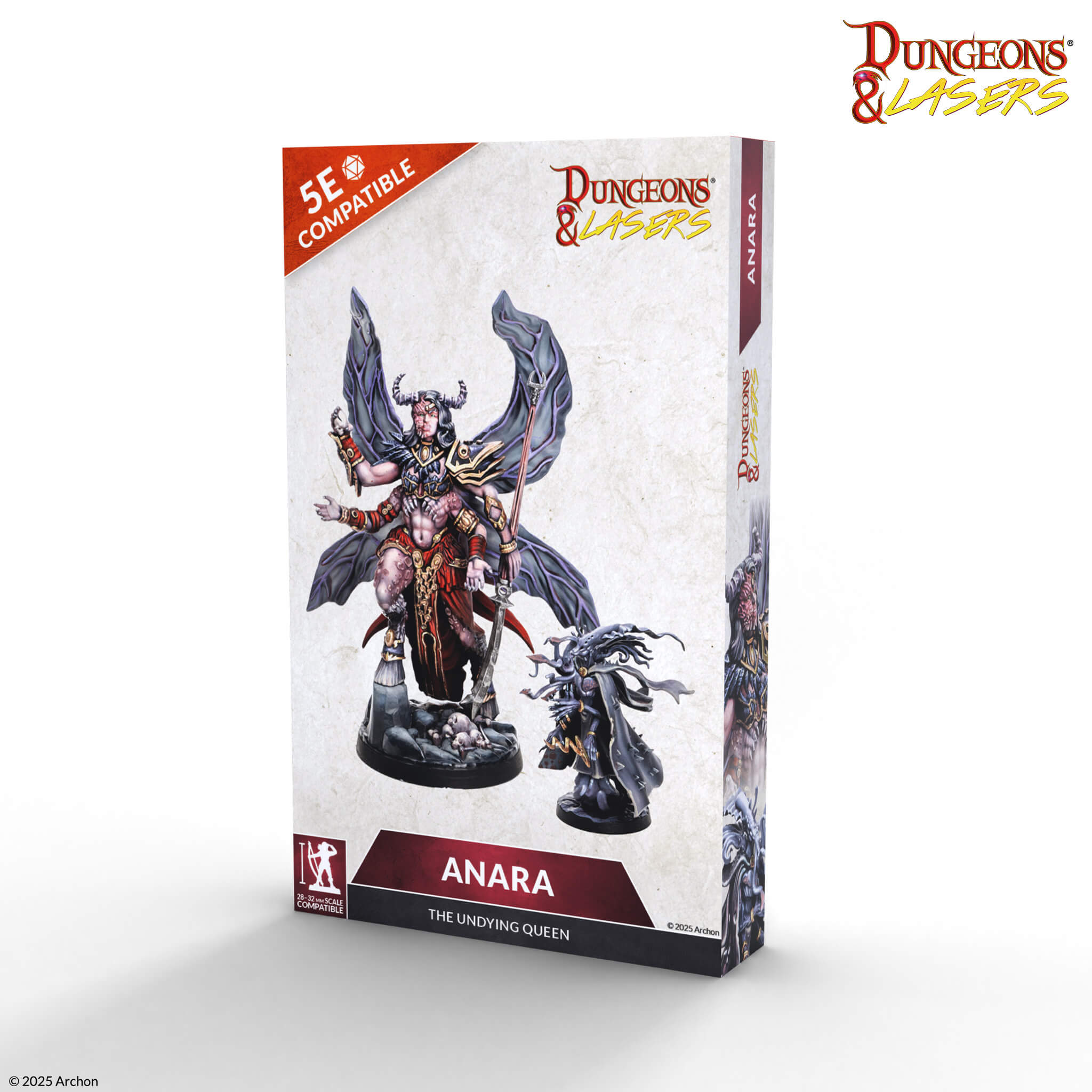Dungeons & Lasers: Miniatures - Anara - The Undying Queen
