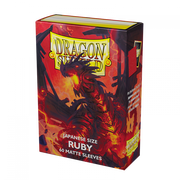 Dragon Shield: Japanese Size Sleeves – Matte – Ruby