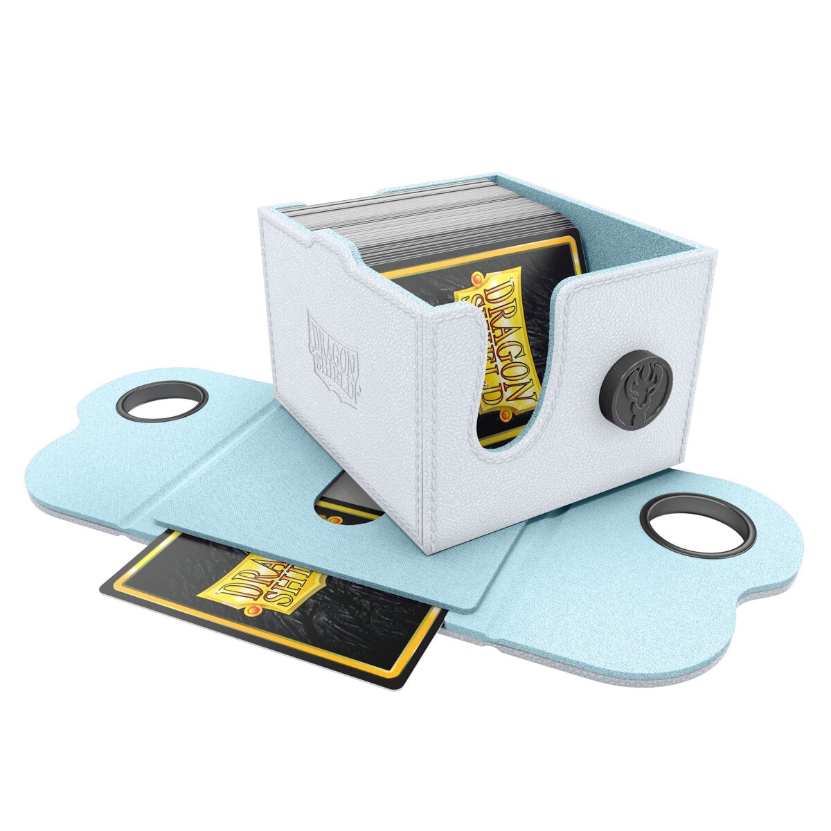 Dragon Shield: Dragon Lock System – Dragon Box 150+ – White & Aqua
