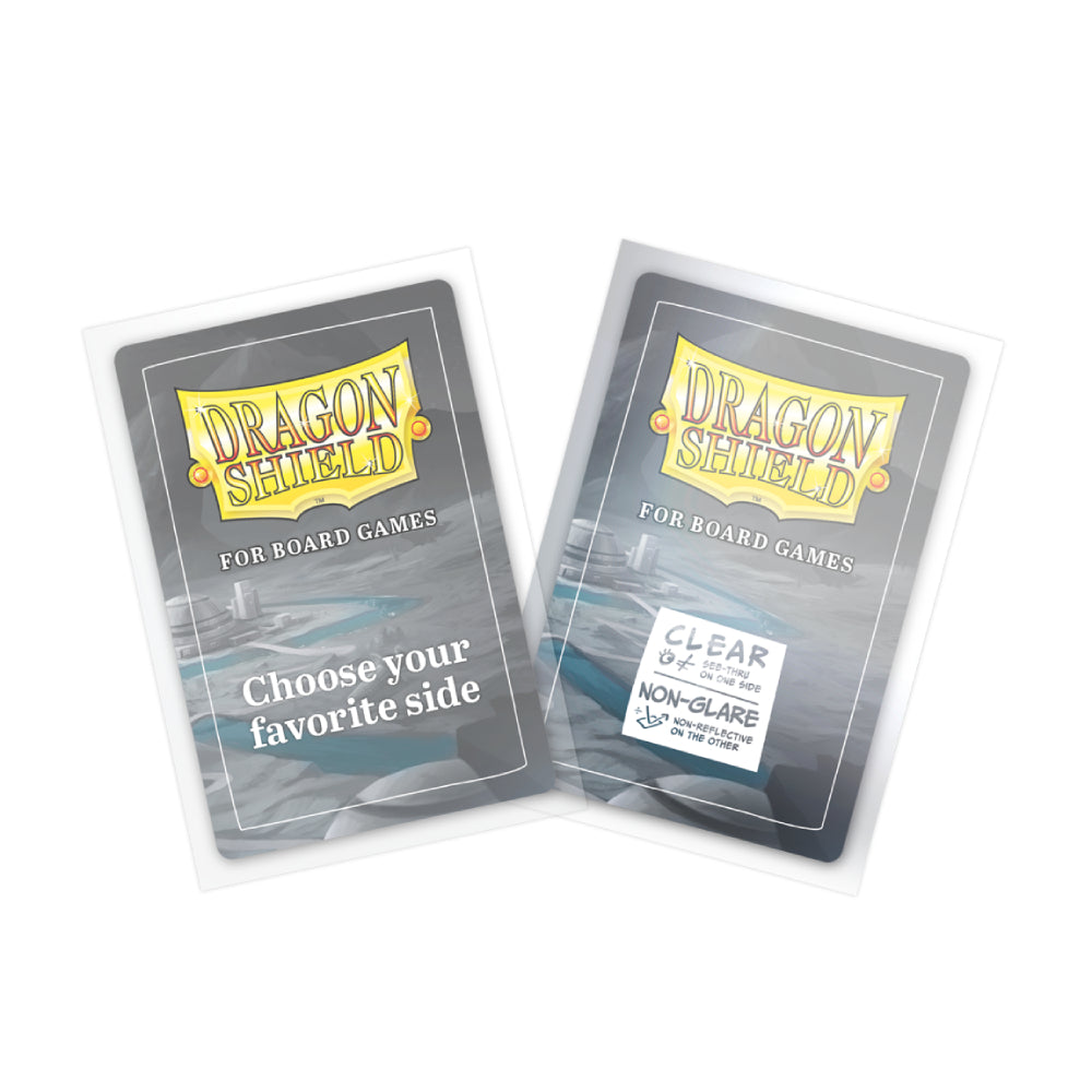 Dragon Shield: Board Game Sleeves – Clear Non-Glare – European Mini