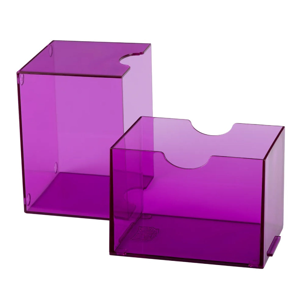 Dragon Shield: Deck Box – Strongbox – Clear: Purple