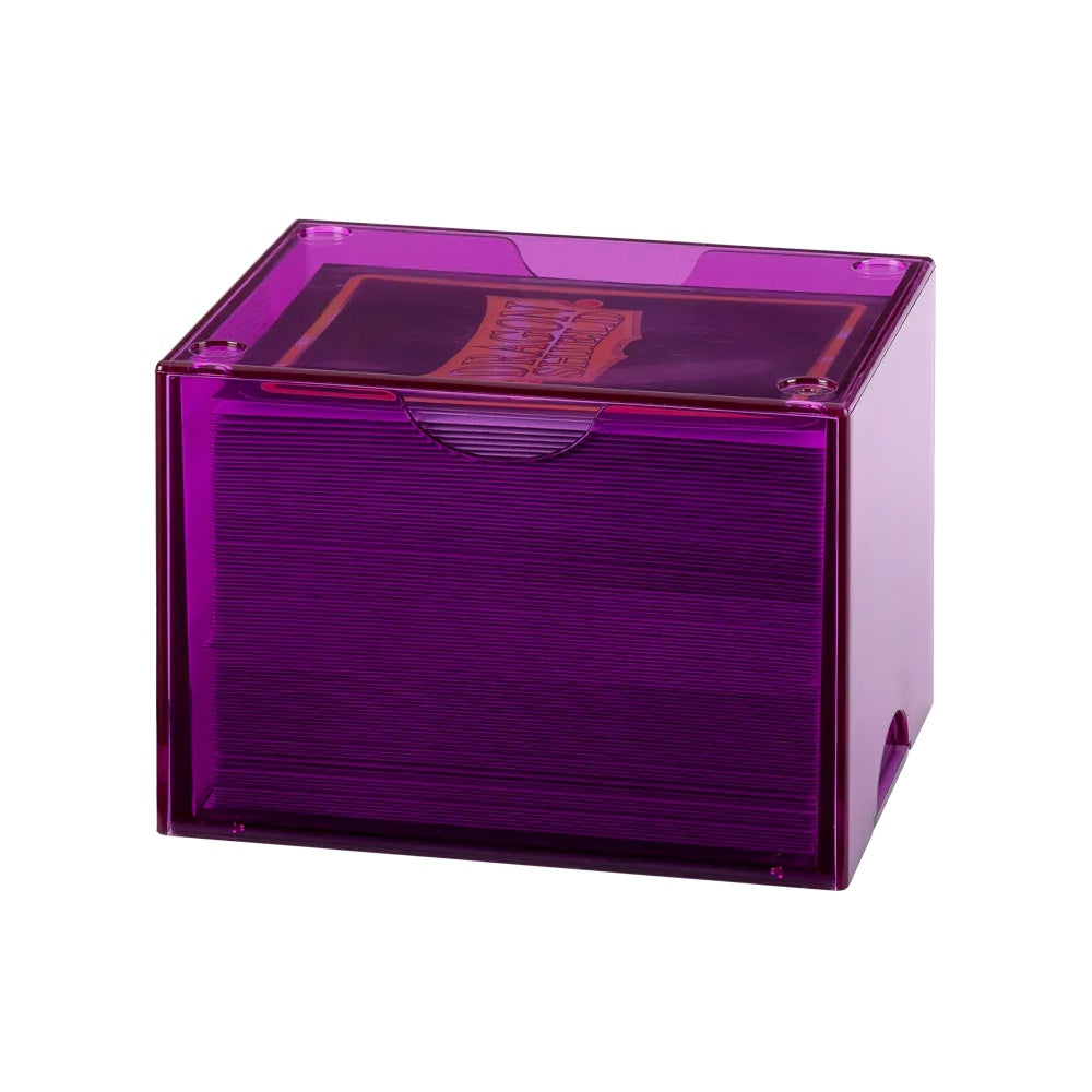 Dragon Shield: Deck Box – Strongbox – Clear: Purple