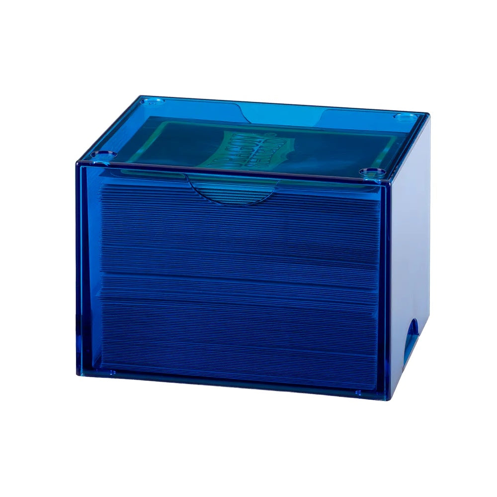 Dragon Shield: Deck Box – Strongbox – Clear: Blue