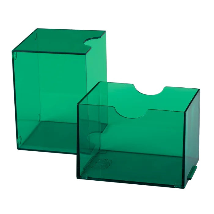 Dragon Shield: Deck Box – Strongbox – Clear: Green