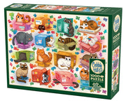 Puzzle - Cobble Hill - Cats vs Puzzles 1000Pc