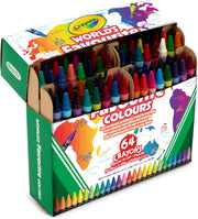 World's Favorite Colors Crayons, 64 Count