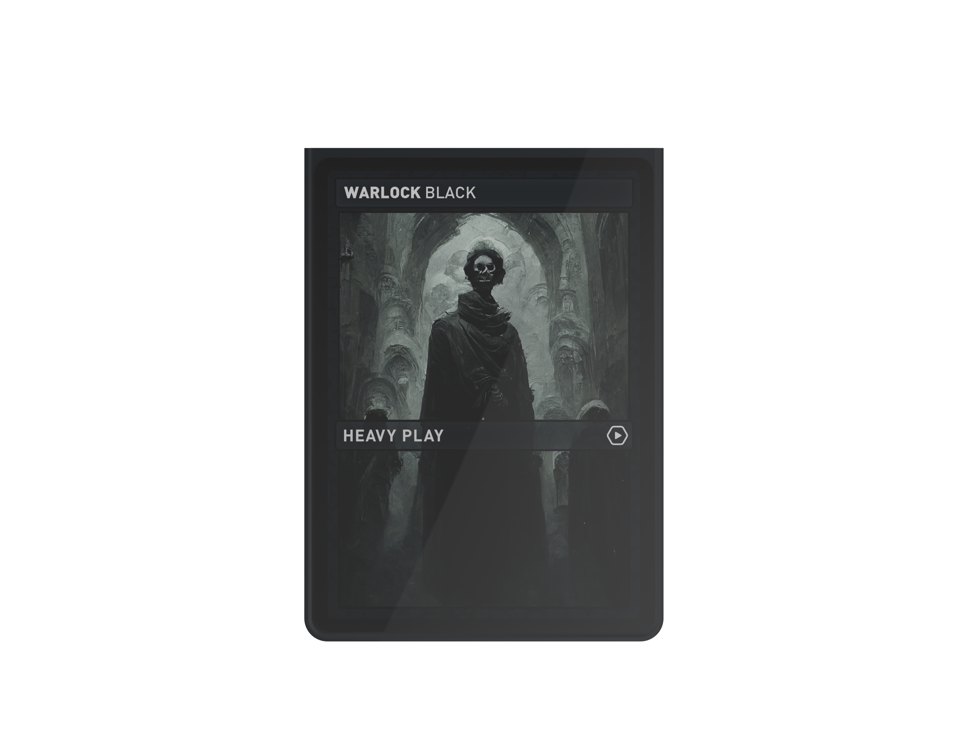 Heavy Play: CURV Sleeves Standard 100 - Warlock Black