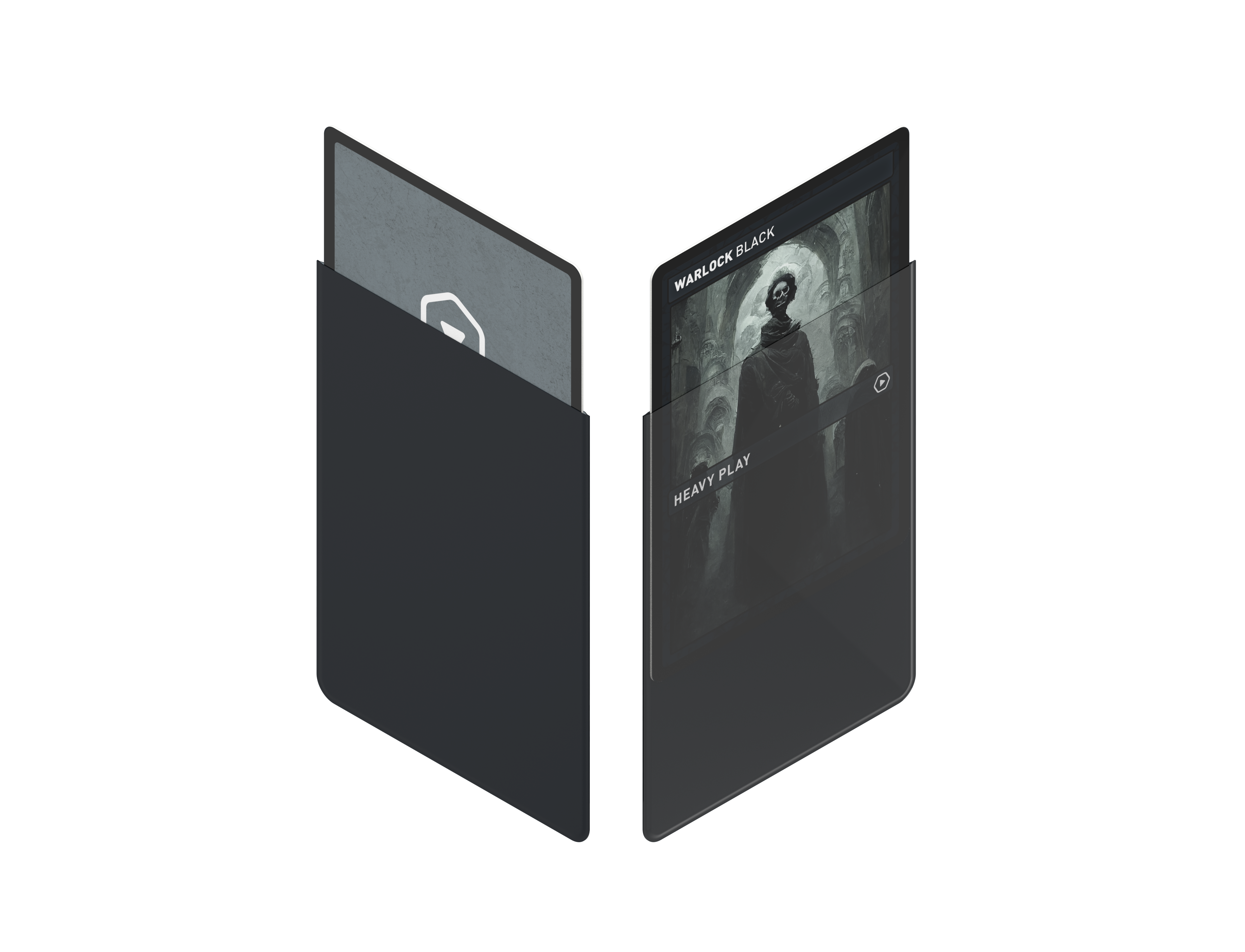 Heavy Play: CURV Sleeves Standard 100 - Warlock Black