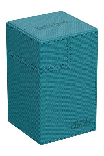 Ultimate Guard: Deck Box – XenoSkin Monocolor Flip'n'Tray 100+ – Petrol