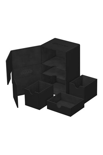 Ultimate Guard: Deck Box – XenoSkin Monocolor Flip'n'Tray 160+ – Black