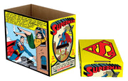 DC Comics Short Comic Book Storage Box - Superman Comic Panel