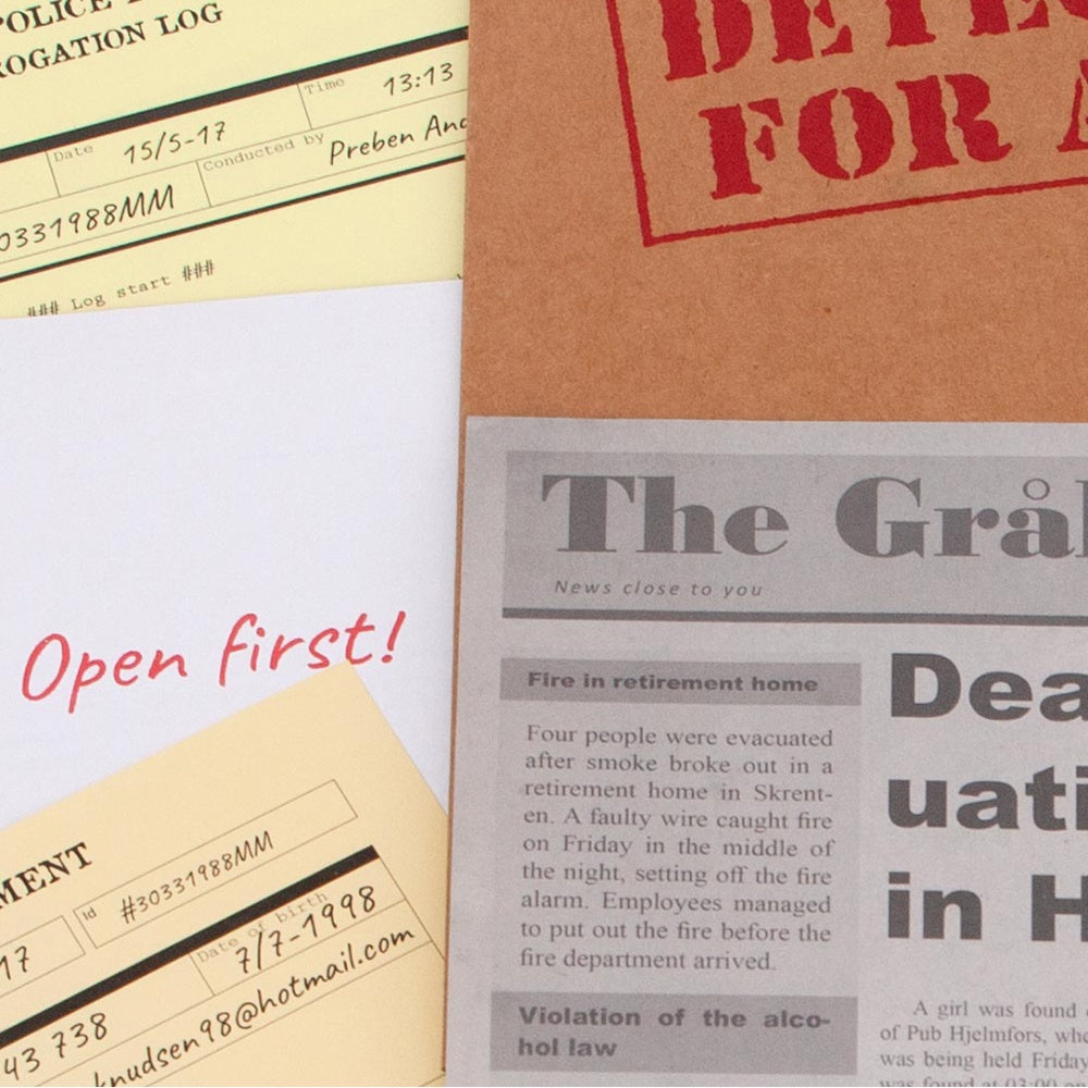 Detective For A Day: Murder on the Graduation Party
