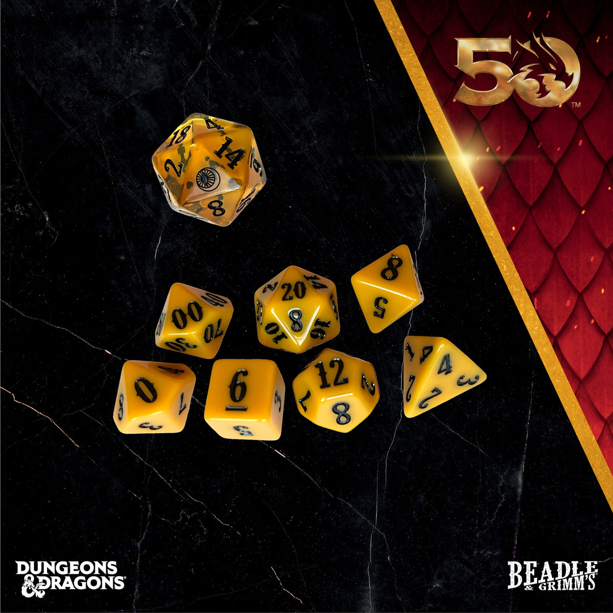 Beadle & Grimm's Classic Module Collection Vecna Lives Dice & Accessories Set D&D 50th