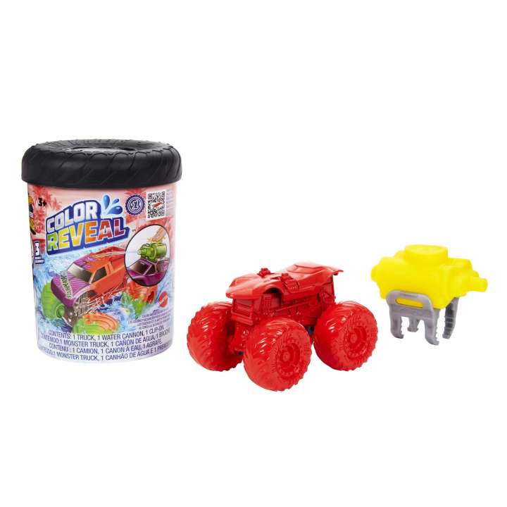 Hot Wheels - Monster Trucks - Color Reveal Assortment (8)