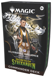 Magic The Gathering Secrets of Strixhaven Commander Deck Silverquill Influence sealed English box