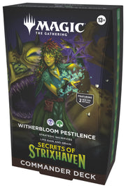 Magic The Gathering Secrets of Strixhaven Commander Deck Witherbloom Pestilence sealed English box