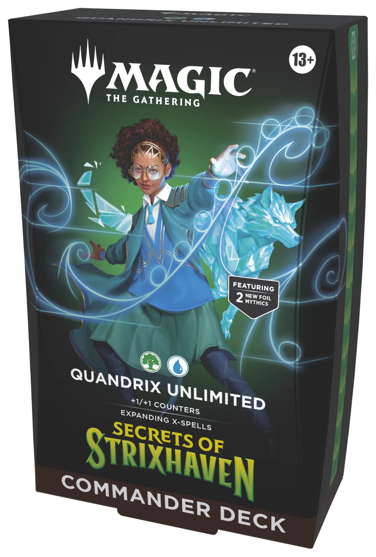 Magic The Gathering Secrets of Strixhaven Commander Deck Quandrix Unlimited sealed English box
