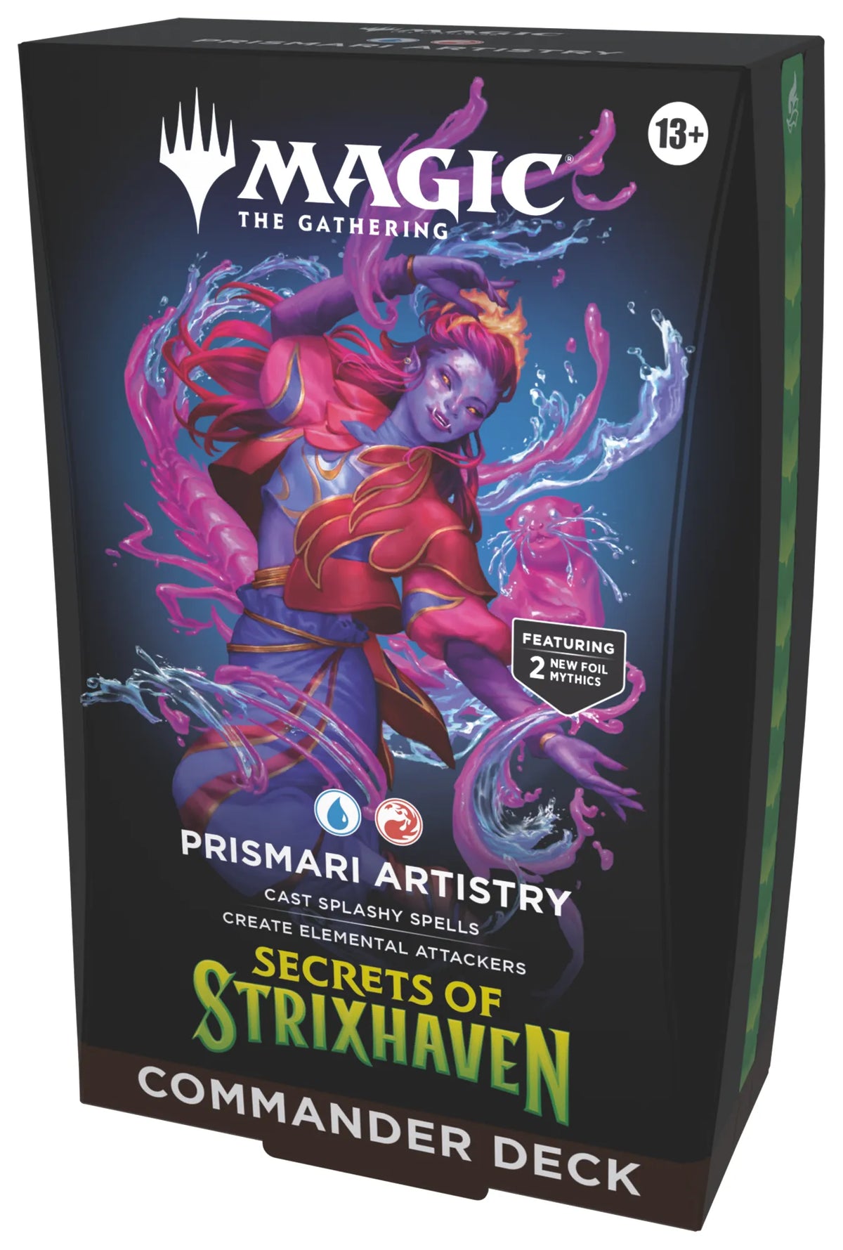 Magic The Gathering Secrets of Strixhaven Commander Deck Prismari Artistry sealed English box