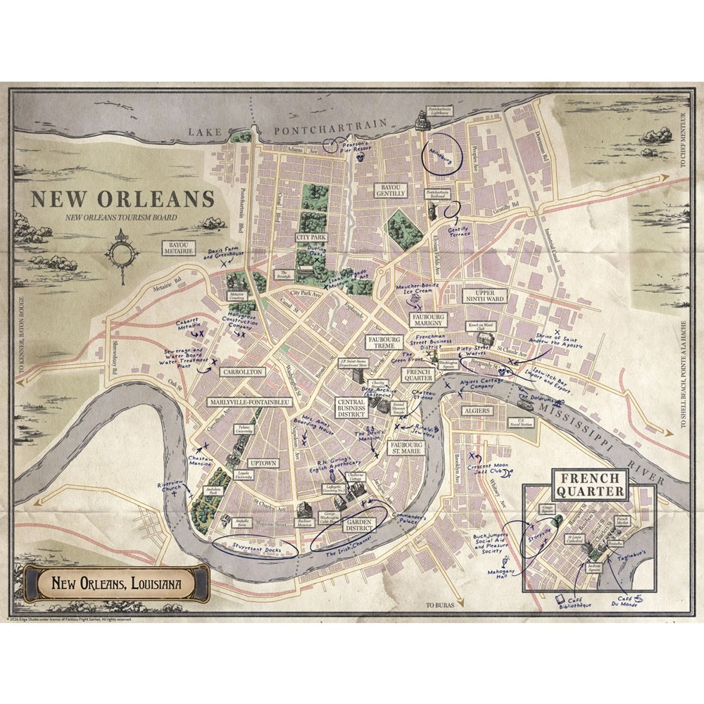 Arkham Horror RPG - Songs of New Orleans