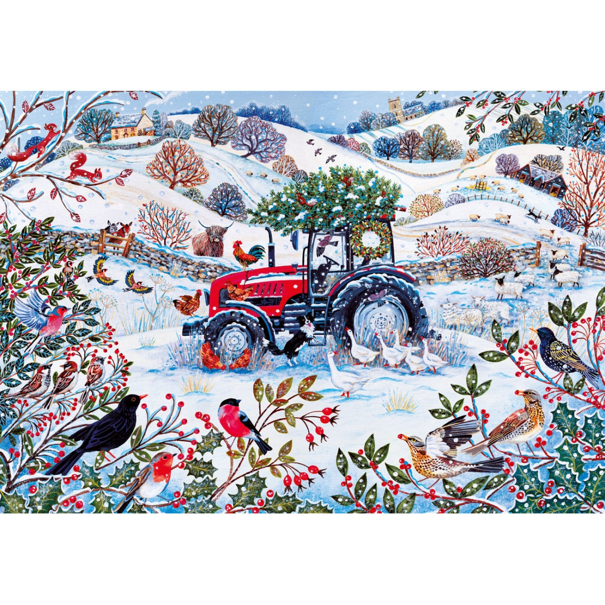 Puzzle - Gibsons - Festive Farm (250XL)