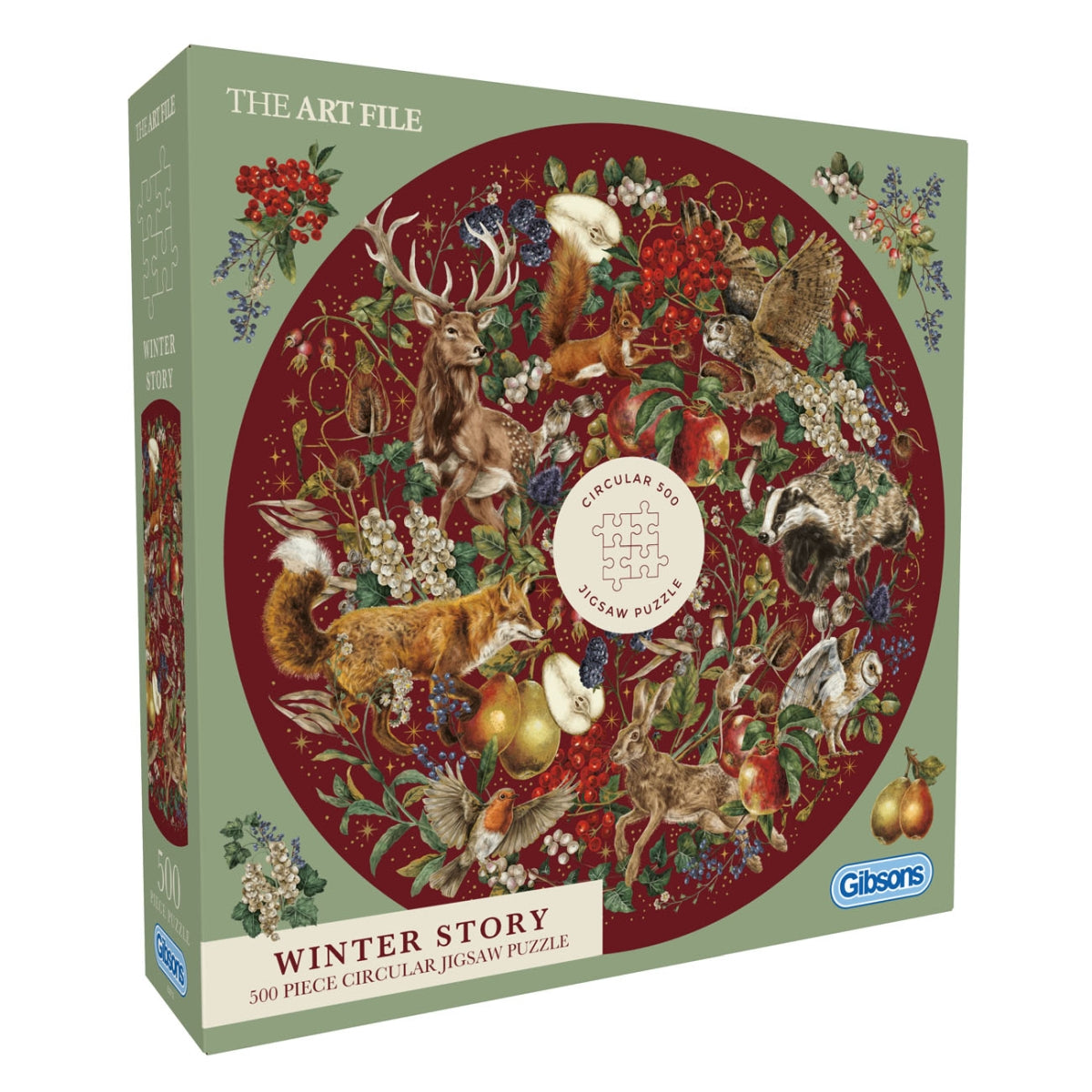 Puzzle - Gibsons - The Art File: Winter Story (500 circ)