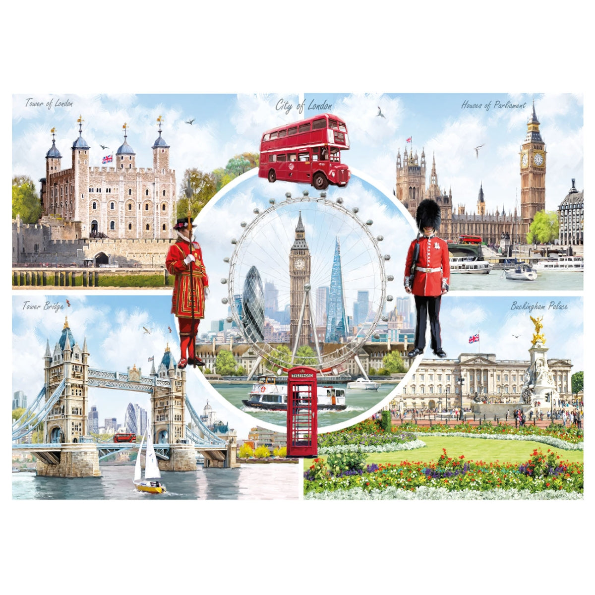 Puzzle - Gibsons - A Look at London (1000)