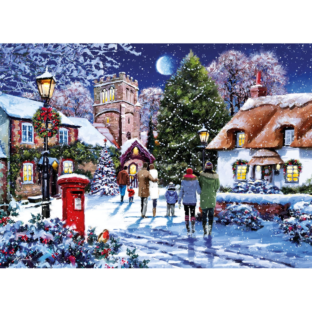 Puzzle - Gibsons - Moonlit Stroll (1000)