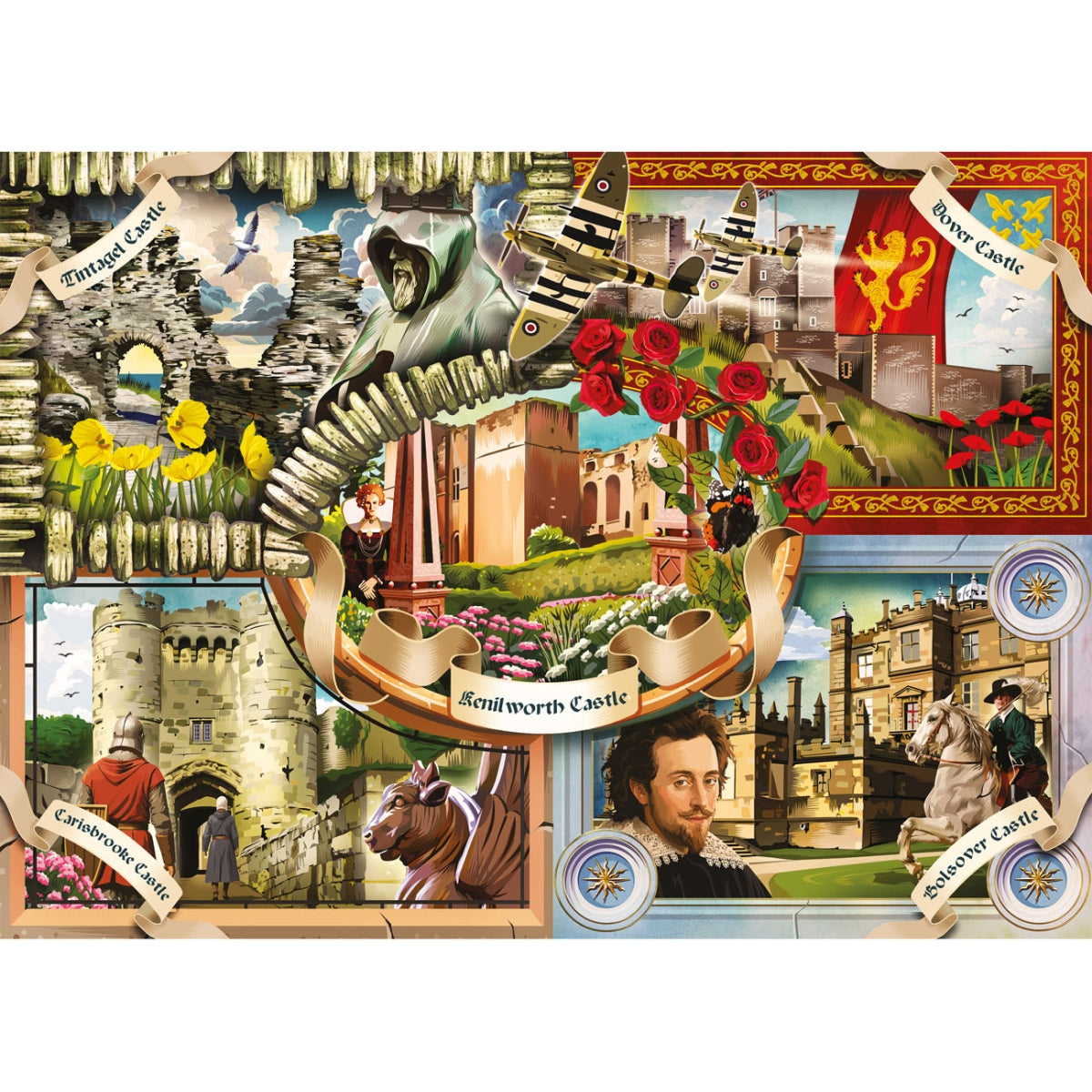 Puzzle - Gibsons - English Heritage: Castles of England (1000)
