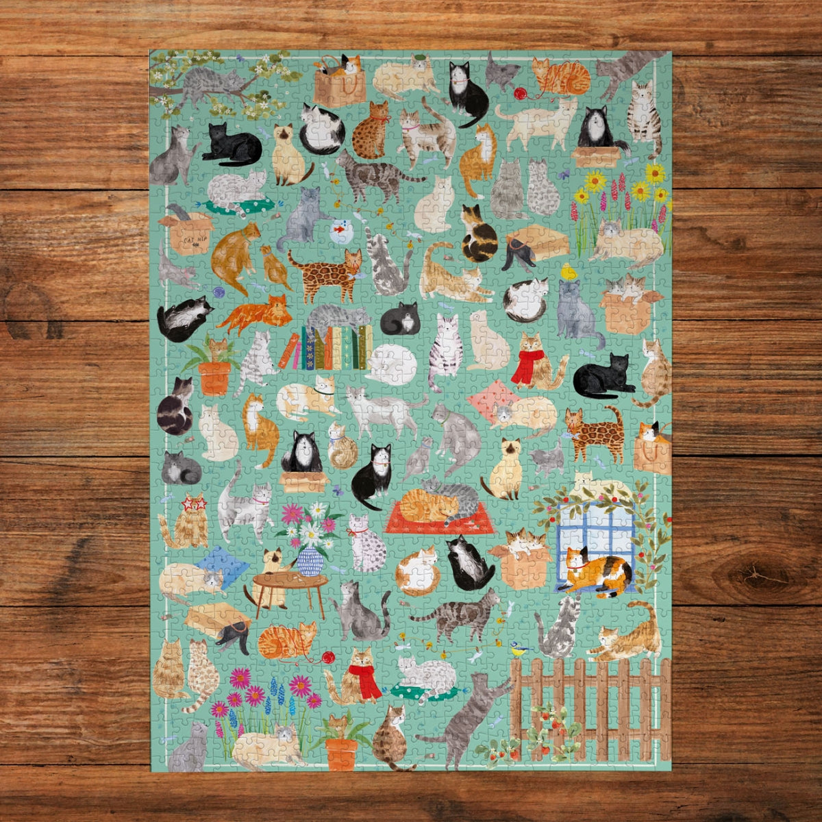 Puzzle - Gibsons - The Art File: It's a Cat's Life (1000)