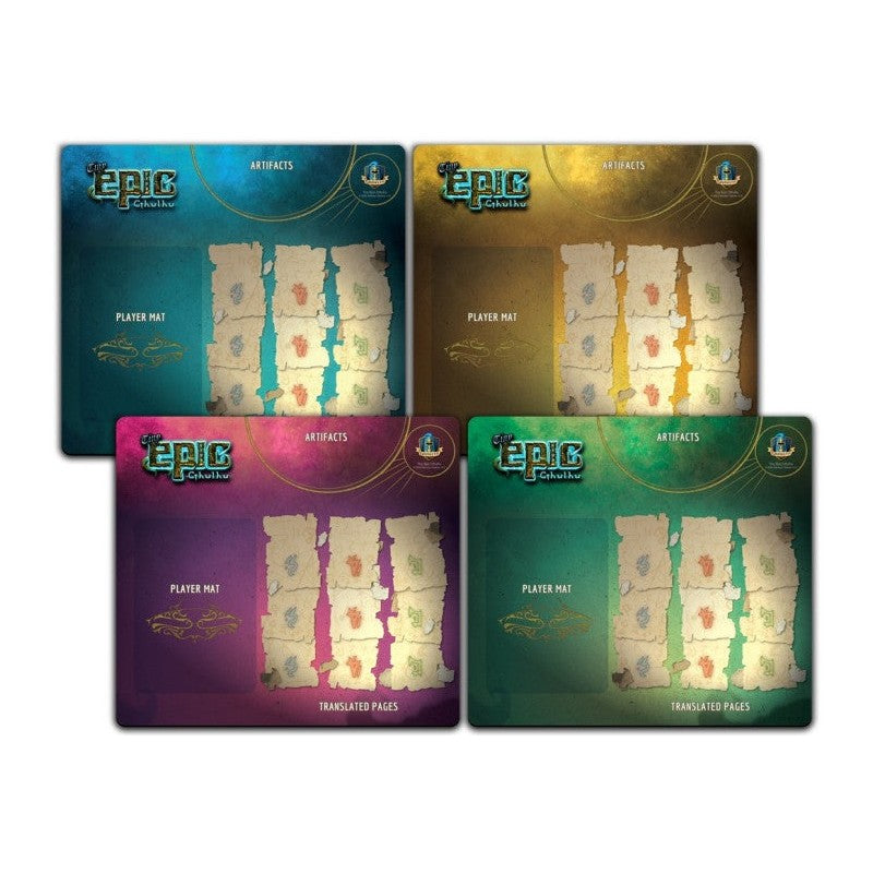 Tiny Epic - Cthulhu - 4 Pack Player Mats