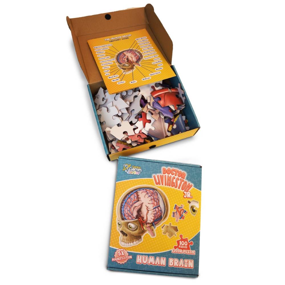 Dr. Livingston Jr. Floor Puzzle: Brain