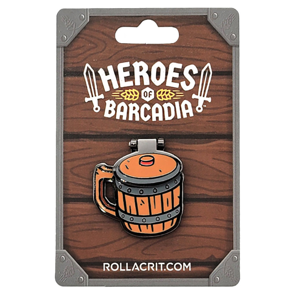 Heroes of Barcadia FireBrthingFlagonPin