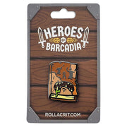 Heroes of Barcadia Liquornomicon Pin