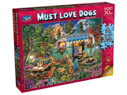 Puzzle - Holdson - Must Love Dogs - Camper Canines 500 XL Size Pieces