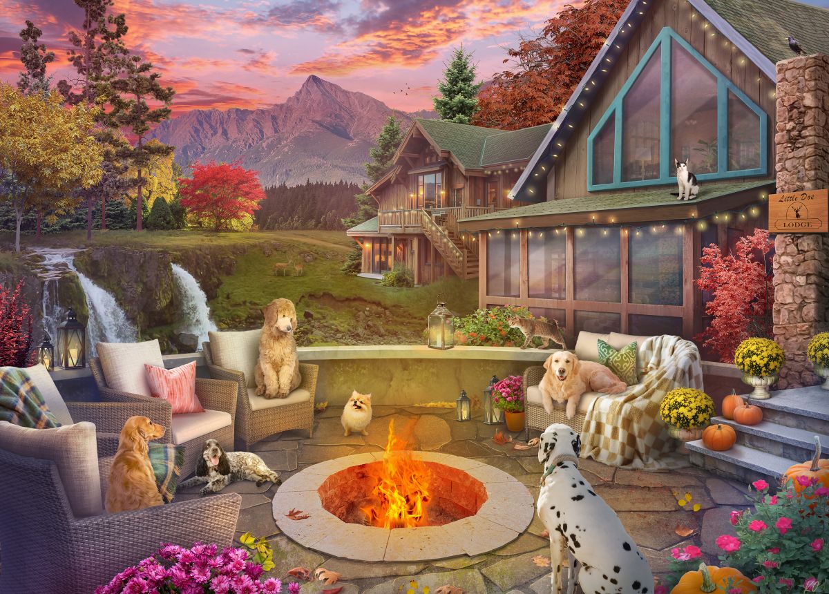 Puzzle - Holdson - Bed & Breakfast - Little Doe Lodge - 1000pc