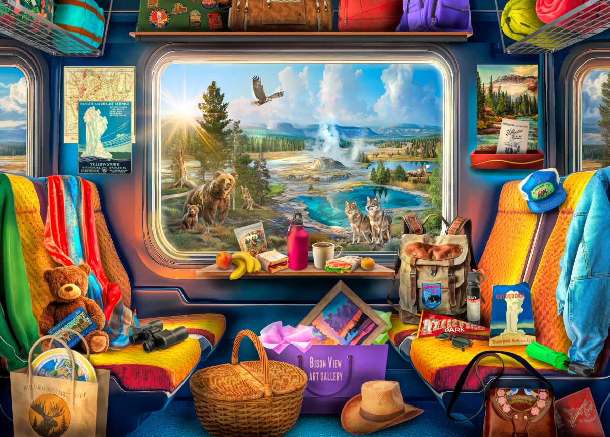 Puzzle - Holdson - The Travelers Window - Yellowstone - 1000pc
