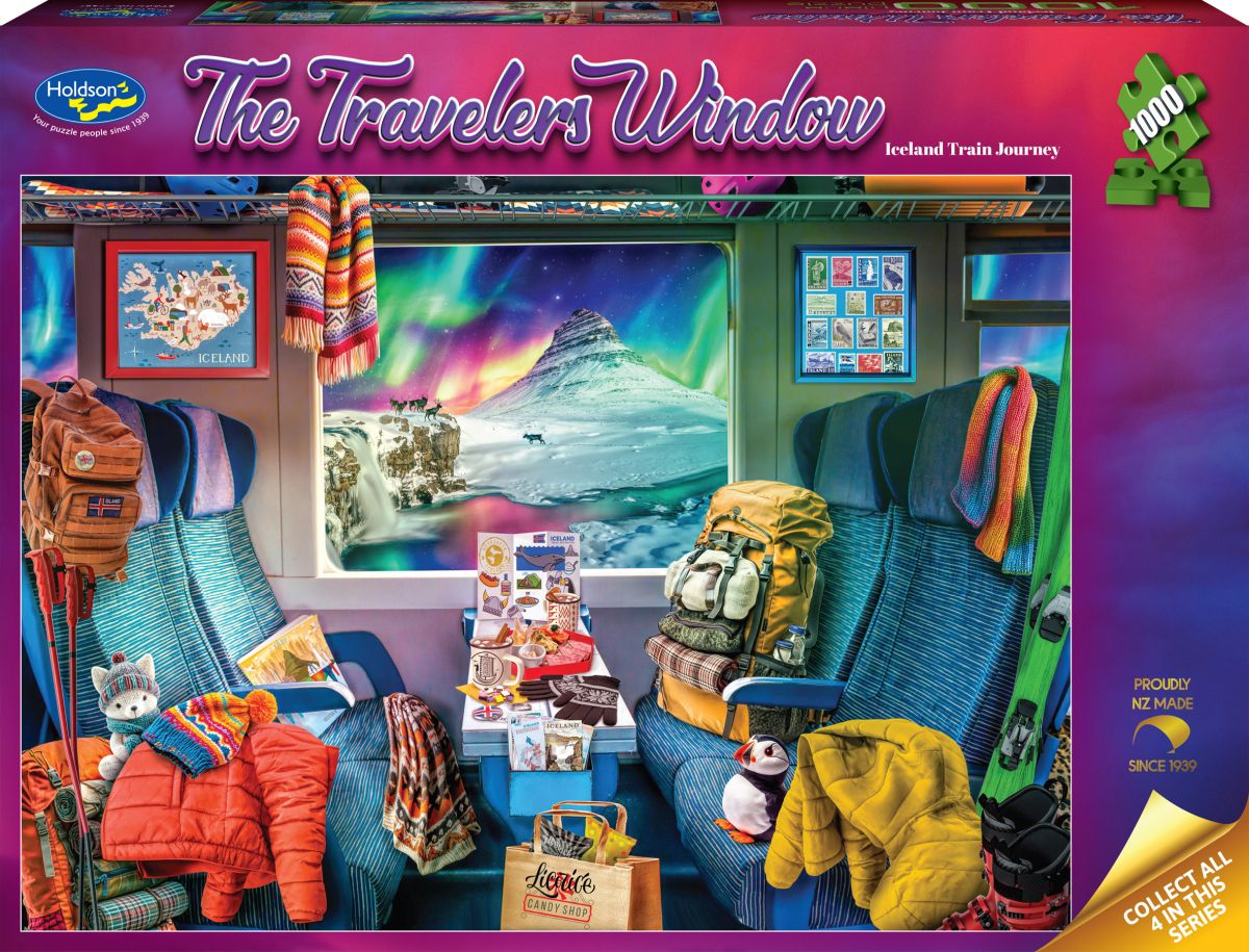 Puzzle - Holdson - The Travelers Window - Iceland Train Journey - 1000pc